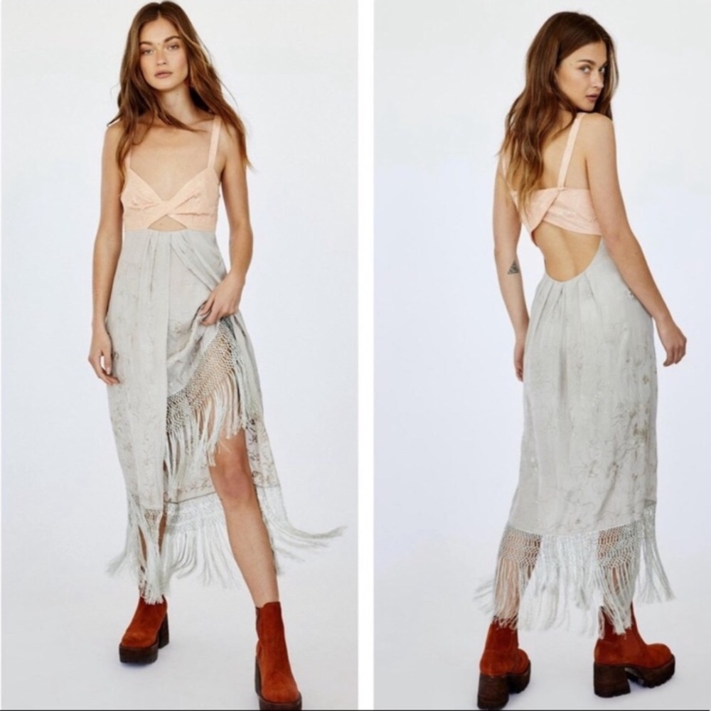 Free people love me not midi dress